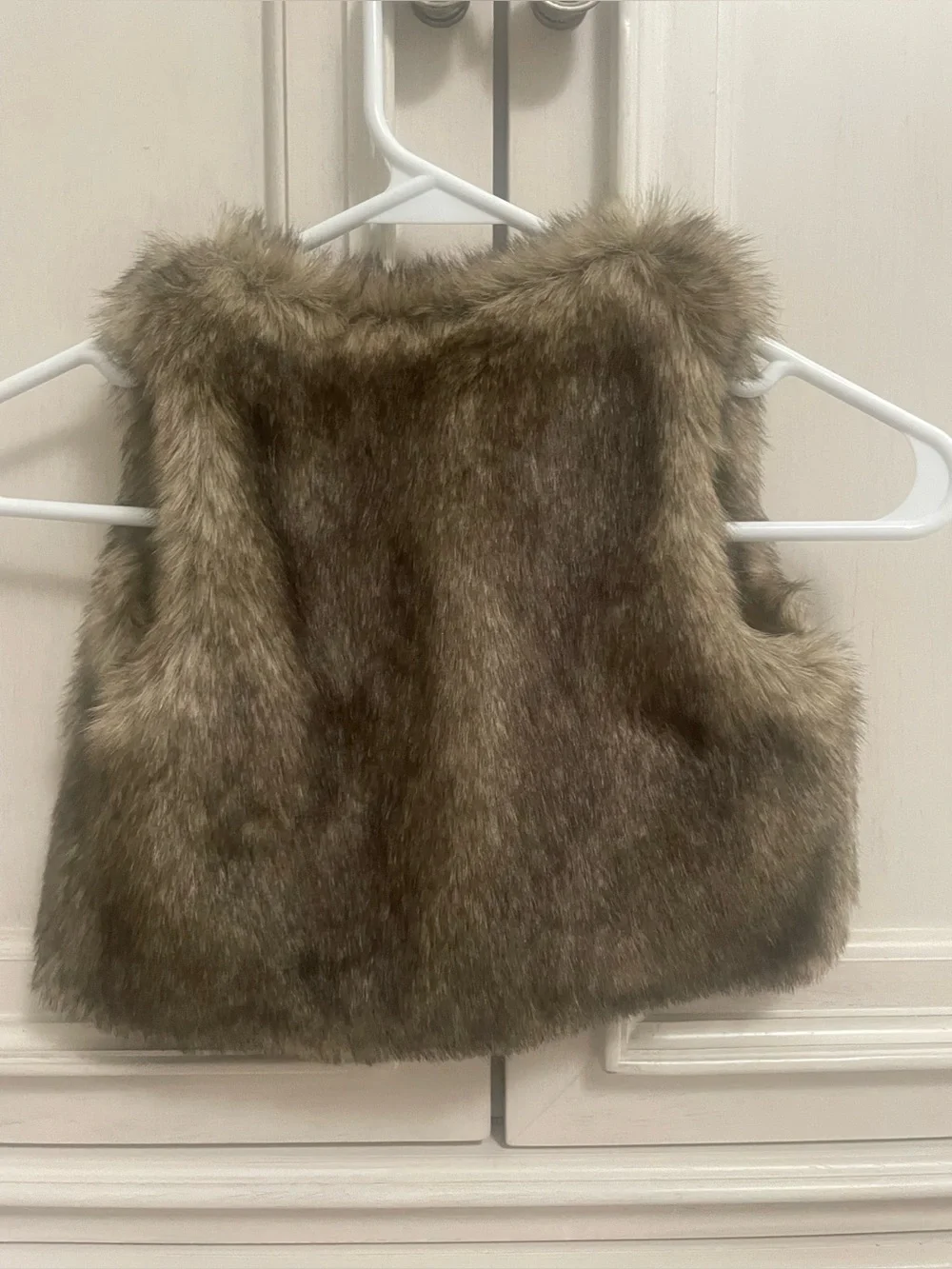 Faux Fur Vest, Size 24 months, LIKE NEW